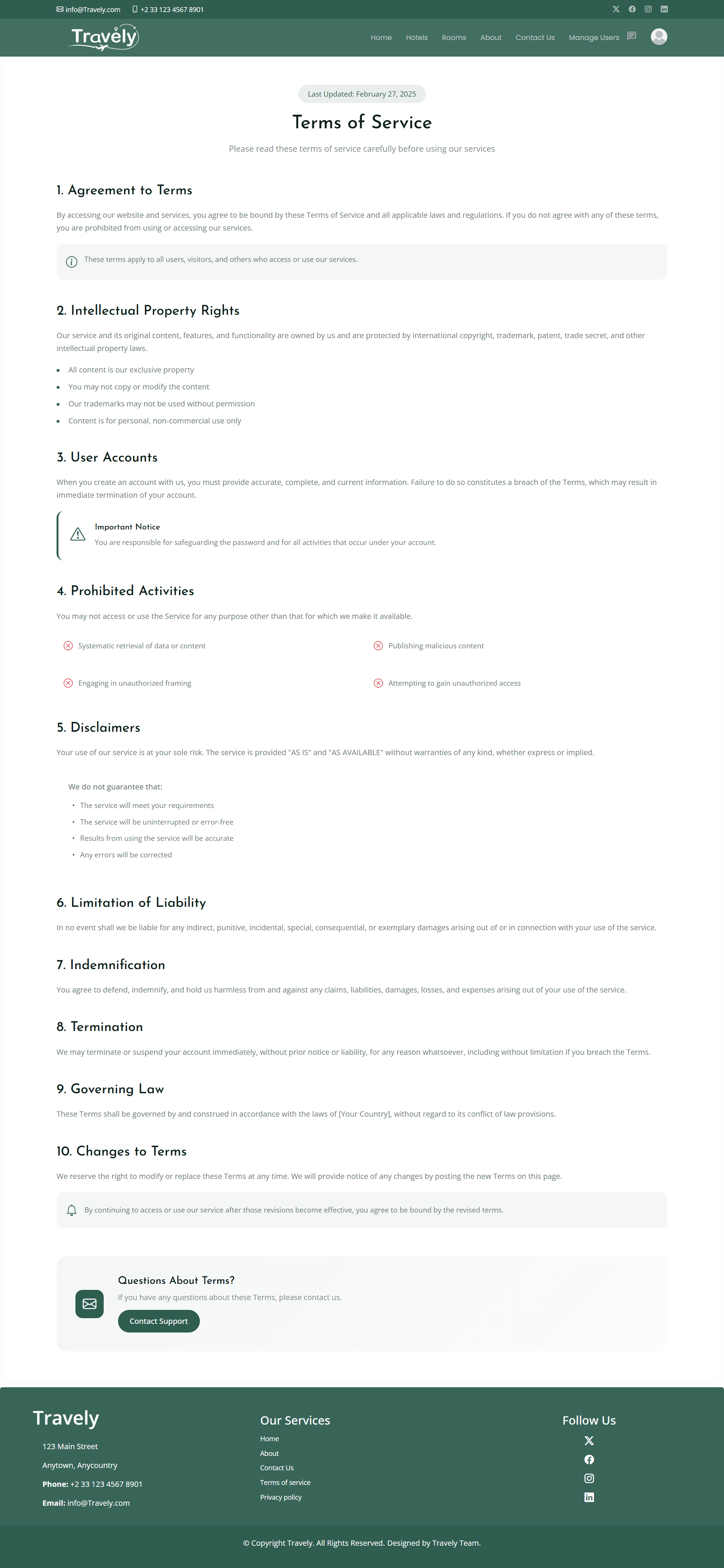 Terms of Service